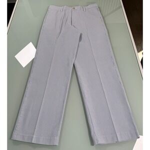 Izod The Sandybay Seersucker Pant's Men's 32x31 Straight Fit Chino 100% Cotton